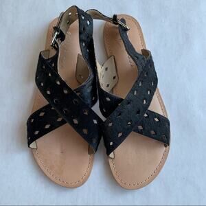 Matisse  Whistler Cross Strap Black Sandal Size 11